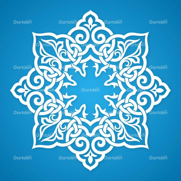 Arabesque Arabic Islamic Persian Turkish Moroccan mandala art tezhip or tazhib - vector EPS 10 and Ai, high-resolution JPG and transparent PNG