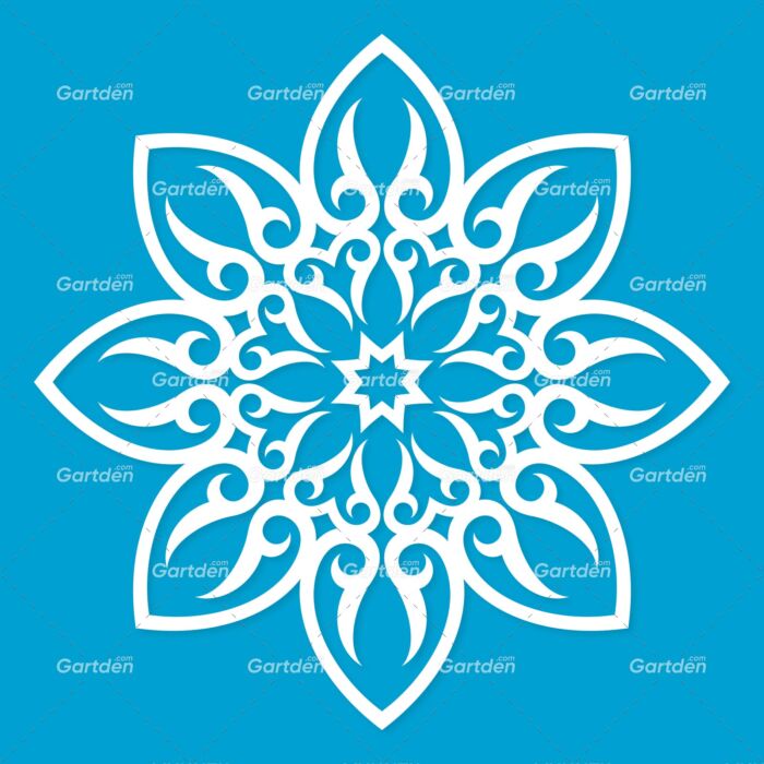 Arabesque Arabic Islamic Persian Turkish Moroccan circular mandala art tezhip or tazhib - vector EPS 10 and Ai, high-resolution JPG and transparent PNG